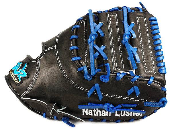 WOODZ 13 inch Selected US Steerhide Custom First Base Mitt for Mr. Lusher